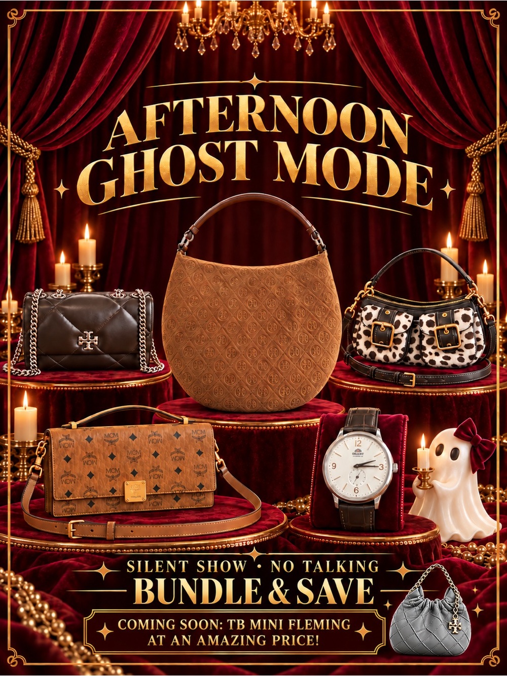 👻 3 PM EST GHOST MODE | Designer Bags, Rare Finds & Auction Surprises 🤎
